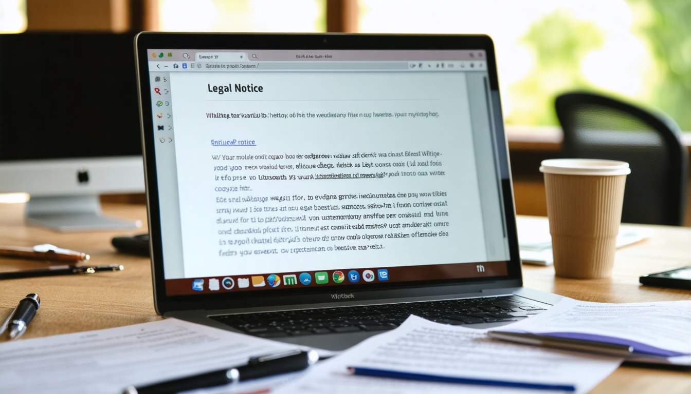 Mention legale site web : erreurs fréquentes et comment les corriger
