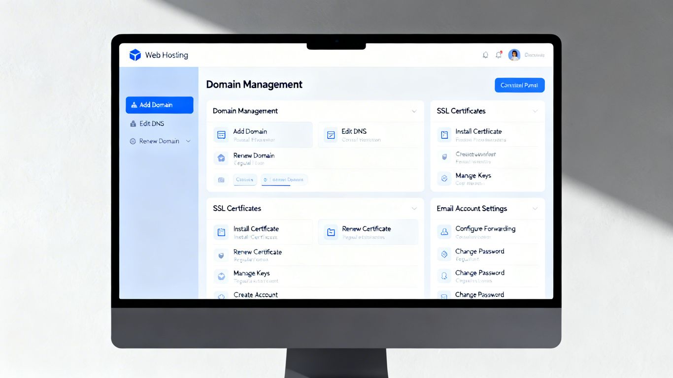 lws panel : prise en main, domaine, SSL et e-mails